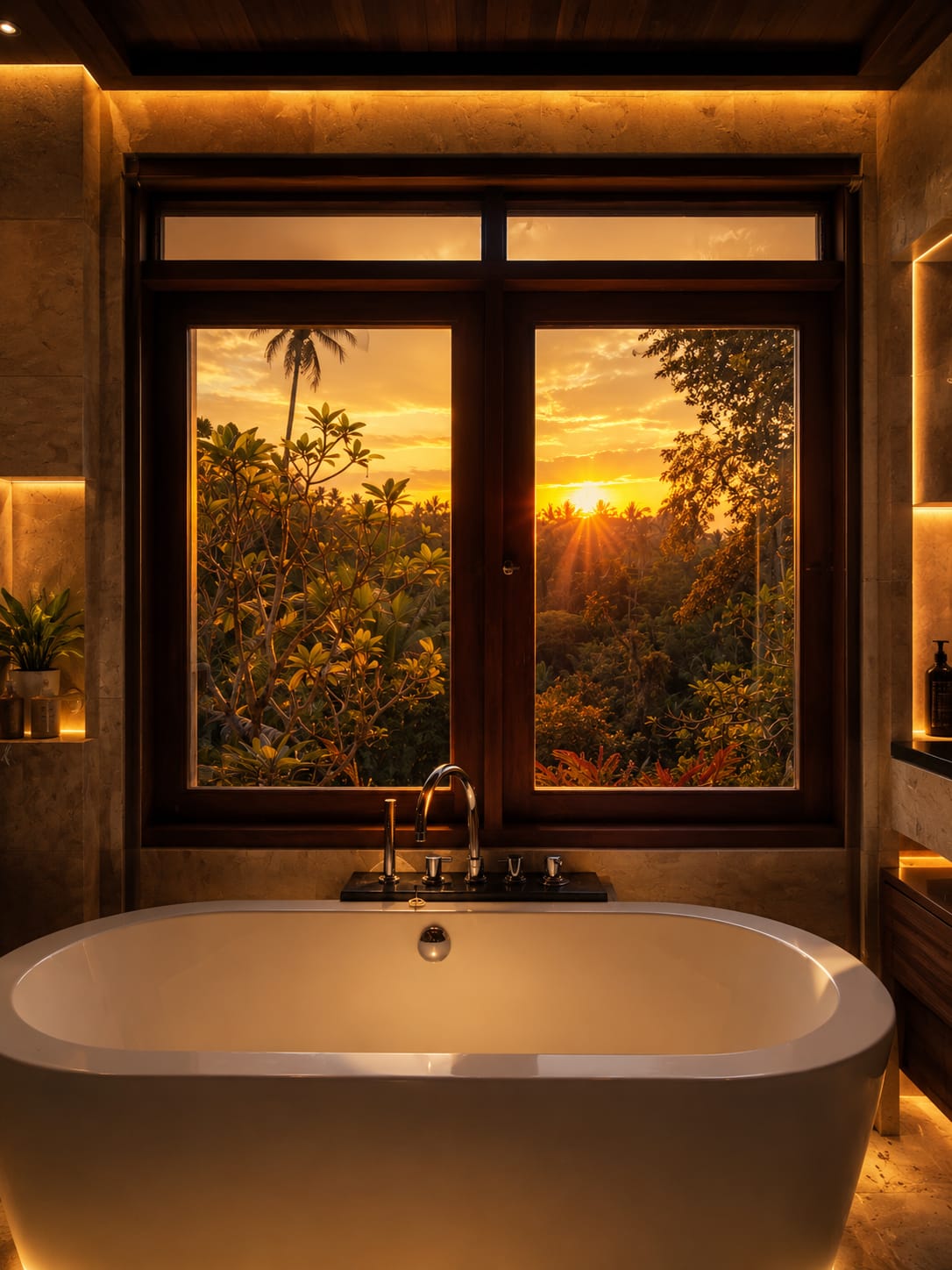 A view across the property